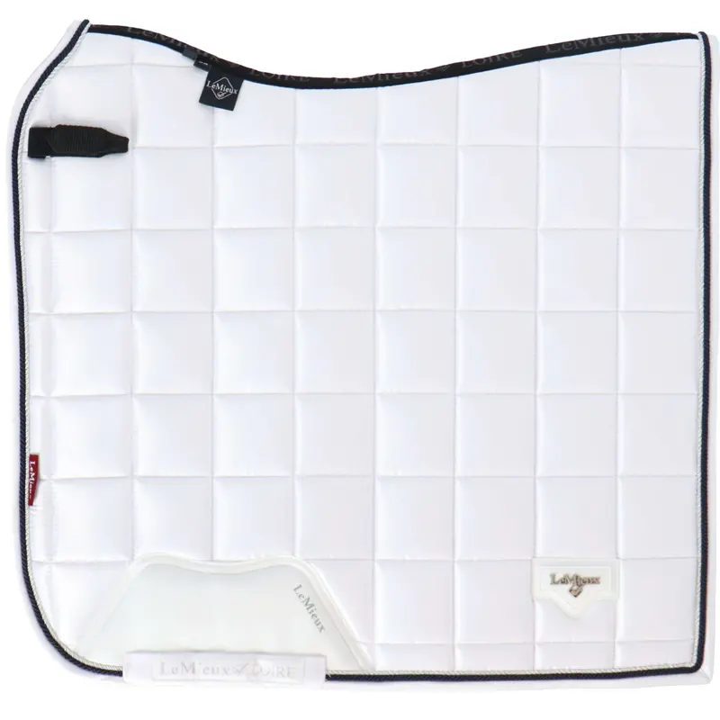 Lemieux Loire Dressage Saddle Pad – White 1