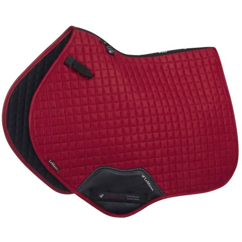 Lemieux Luxury Square Chilli Red Saddle Pad 1