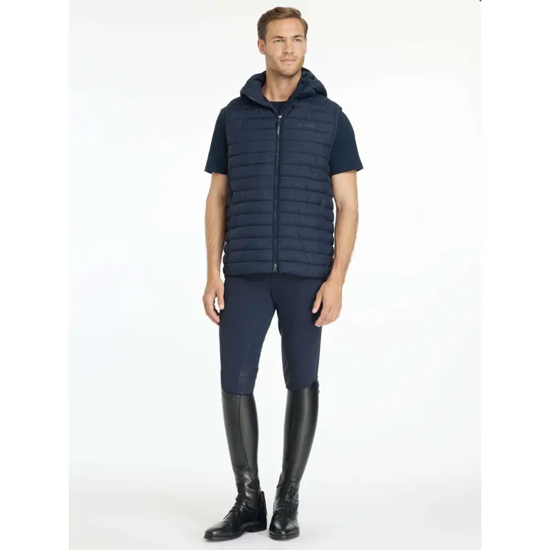 Lemieux Men'S Puffer-Style Bodywarmer In Navy 1