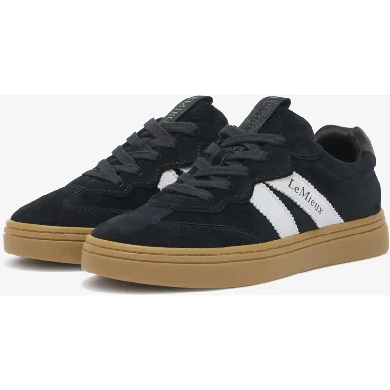 Lemieux Stockbridge Suede Lifestyle Sneakers – Black 1