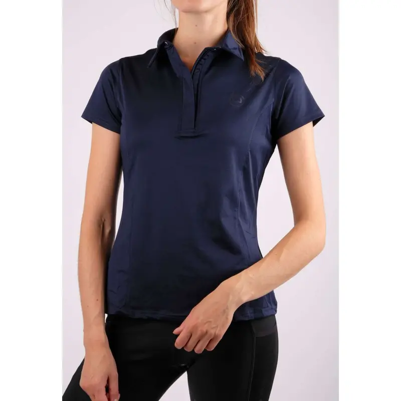 Montar Rebecca Short-Sleeve Competition Shirt In Navy 1