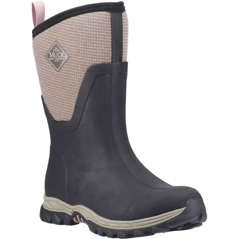 Muck Arctic Sport Ii Mid-Cut Women’S Insulated Boots – Black/Tweed 1