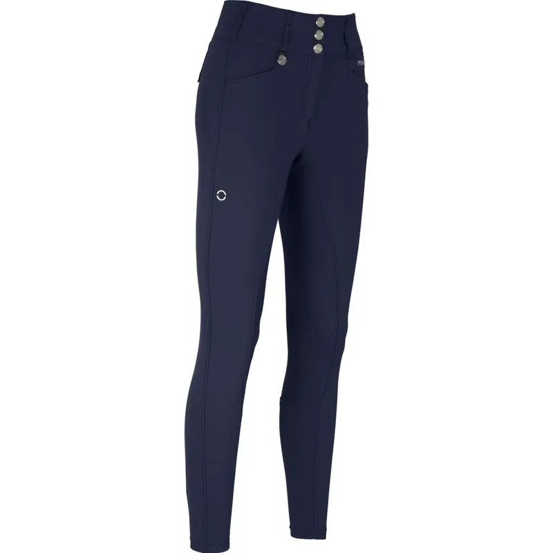 Pikeur New Candela Riding Trousers – Night Blue With Full-Grip Panel 1