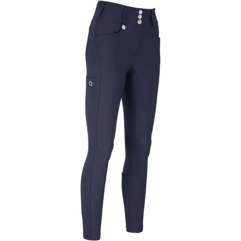 Pikeur New Candela Winter Full-Grip Riding Breeches In Night Blue 1