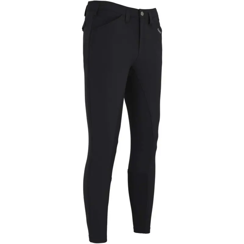 Pikeur Rossini New Leather-Seat Riding Breeches In Black 1