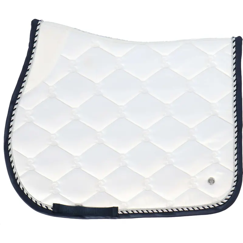 Ps Of Sweden Signature Jumping Saddle Pad – White 1