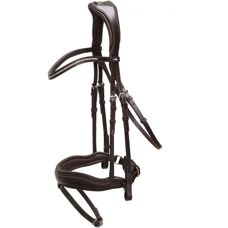 Schockemöhle Premium Sports Bridle In Espresso With Silver Accents 1