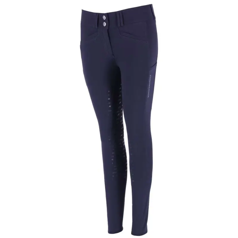 Schockemöhle Spcarola Full-Grip Riding Tights – Dark Blue 1