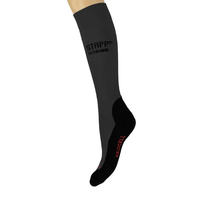 Stapp Deocell Riding Socks – Charcoal Grey 1