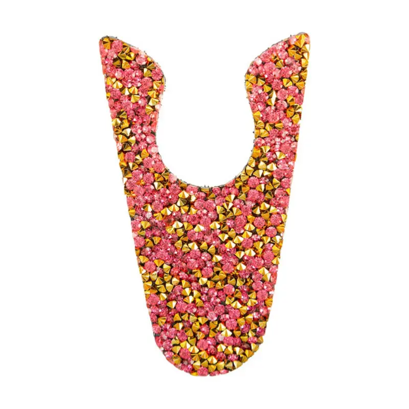 Suedwind Nova Kids Patches – Fine Crystal Embellishment, Gold And Pink 1