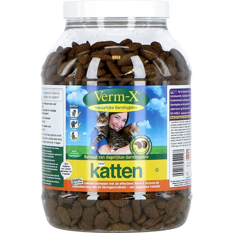 Verm-X Cat Treats For Digestive & Immune Support 1