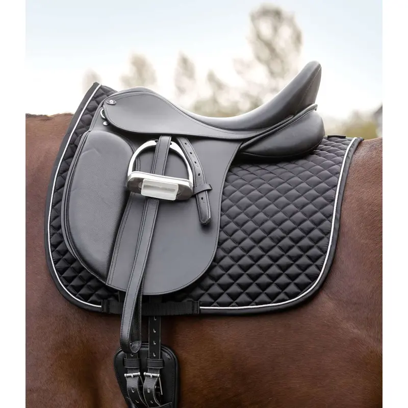 Waldhausen Felix Glam Dressage Saddle Pad – Black 1