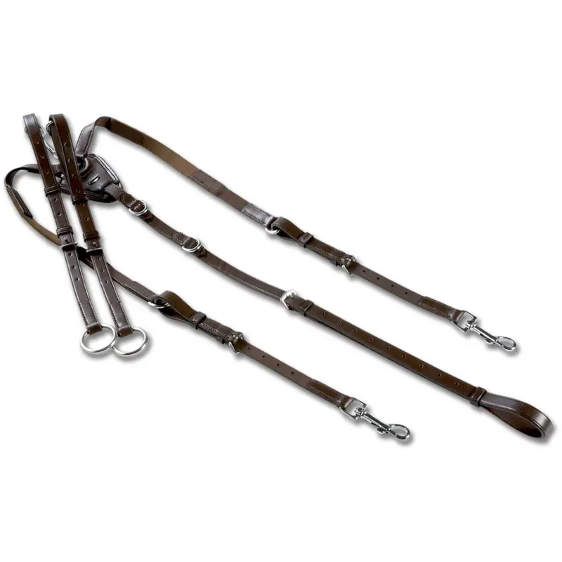 Waldhausen X-Line Elastic Driving Harness – Brown 1
