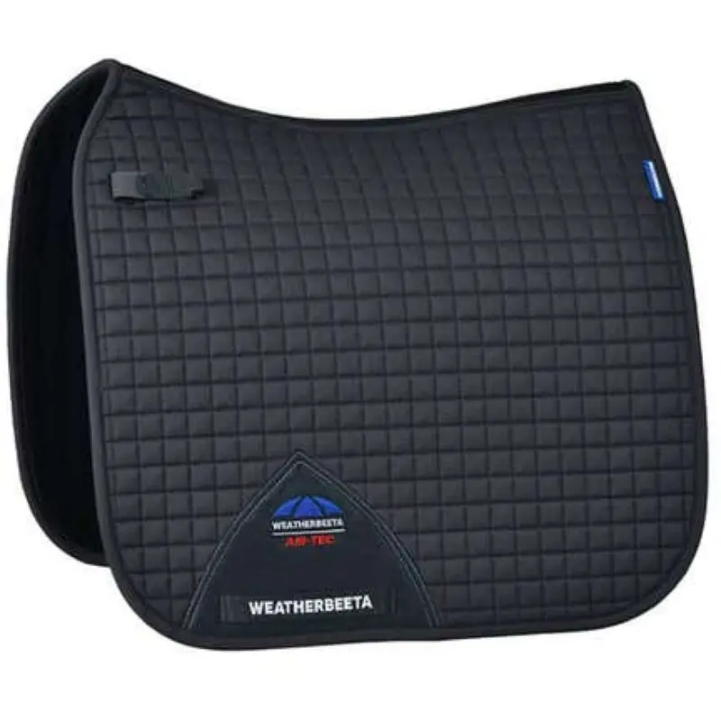 Weatherbeeta Prime Air-Tec Dressage Saddle Pad In Charcoal Gray 1