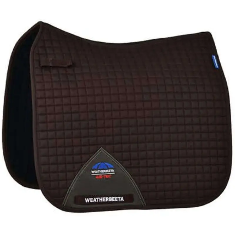 Weatherbeeta Prime Air-Tec Dressage Saddle Pad In Chocolate Brown 1