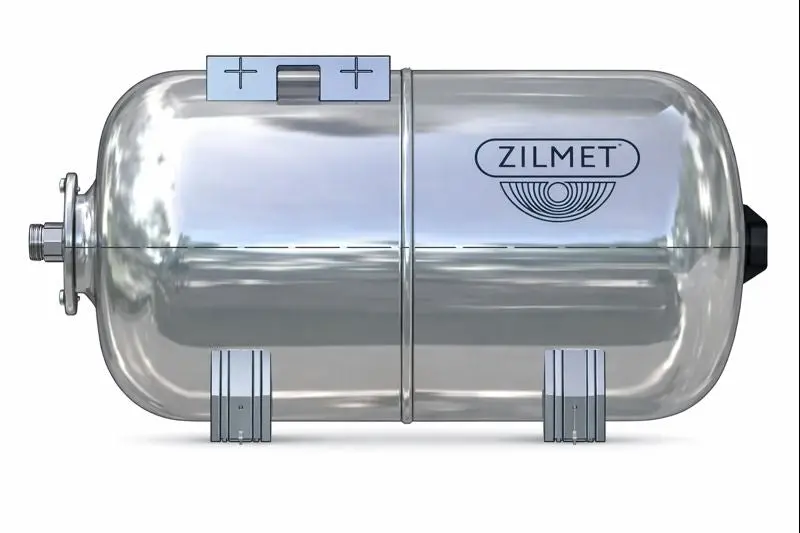 15.9-Gallon Horizontal Stainless Steel Expansion Tank For Hvac And Hydronic Systems 1