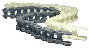 #40 Nylatron Plastic Roller Chain – Lightweight, Non-Corrosive, Low-Noise 1