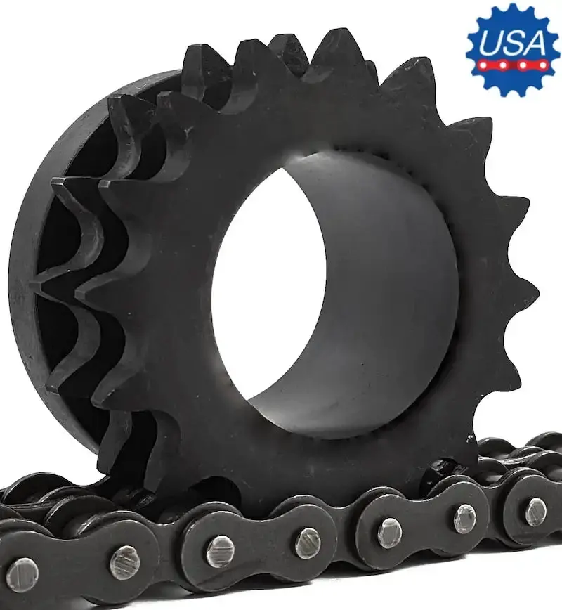 D50H14H Taper-Bushed Sprocket — Heavy-Duty, 14 Tooth Configuration 1