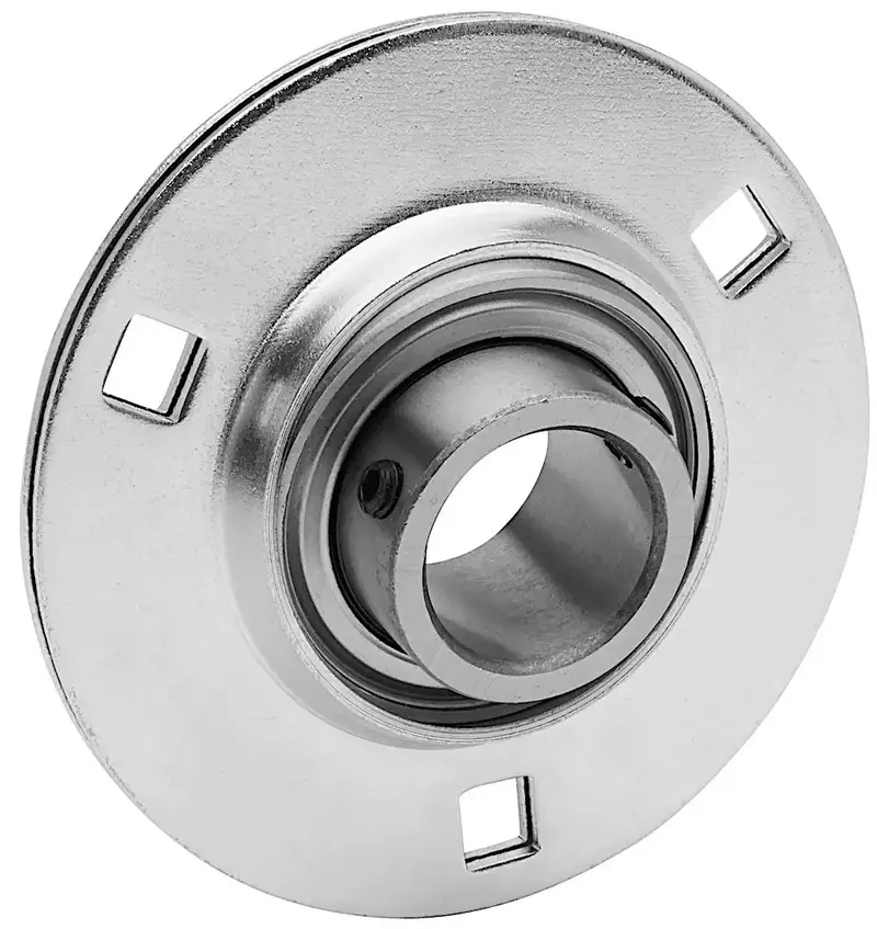 Sbpf206-20 Stamped Steel Flange Bearing — 3-Bolt, 1-1/4-Inch Bore 1